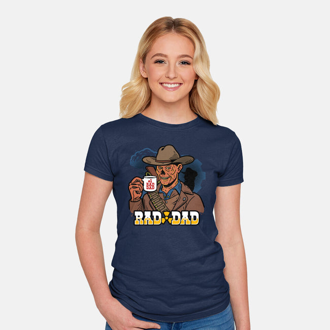 Rad Dad-Womens-Fitted-Tee-Boggs Nicolas