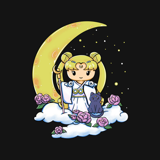 Kokeshi Moon Princess-None-Beach-Towel-ellr