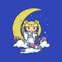 Kokeshi Moon Princess-None-Removable Cover-Throw Pillow-ellr