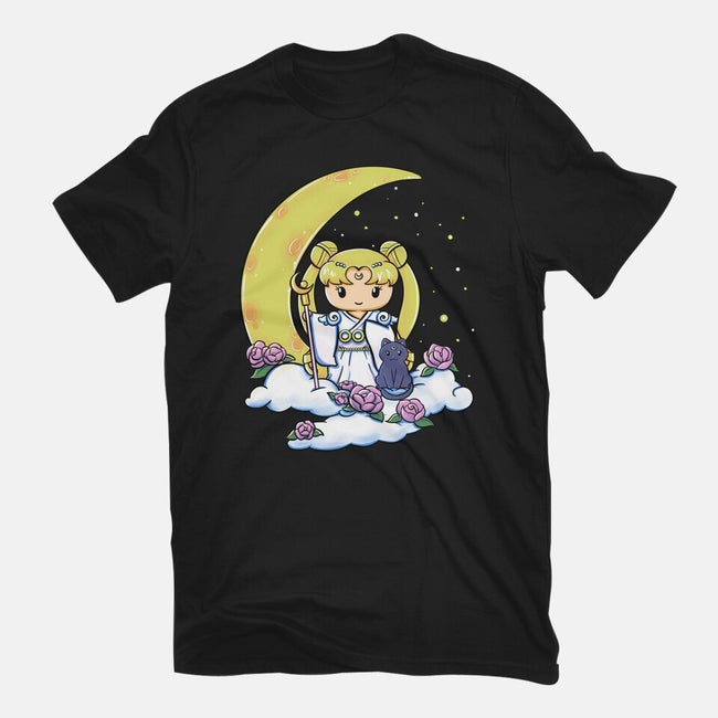 Kokeshi Moon Princess-Mens-Heavyweight-Tee-ellr