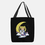 Kokeshi Moon Princess-None-Basic Tote-Bag-ellr