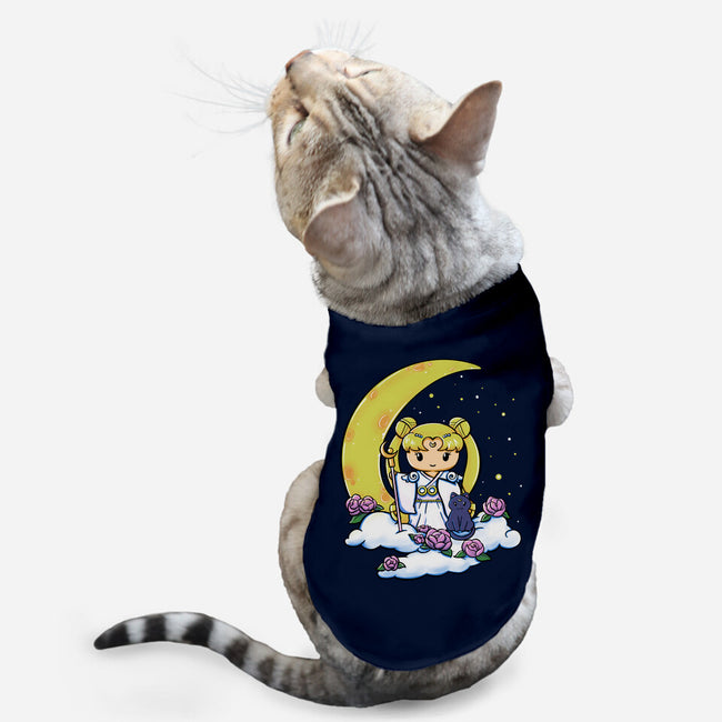 Kokeshi Moon Princess-Cat-Basic-Pet Tank-ellr