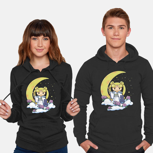 Kokeshi Moon Princess-Unisex-Pullover-Sweatshirt-ellr