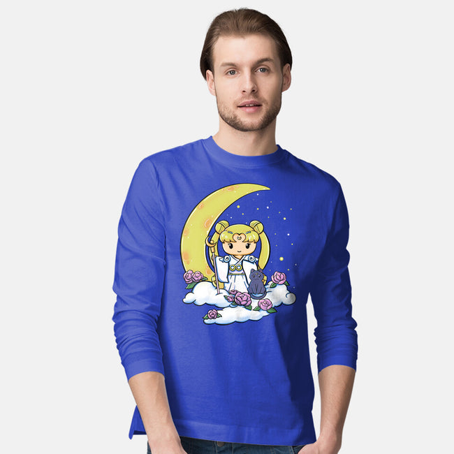 Kokeshi Moon Princess-Mens-Long Sleeved-Tee-ellr