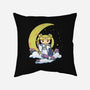 Kokeshi Moon Princess-None-Removable Cover-Throw Pillow-ellr