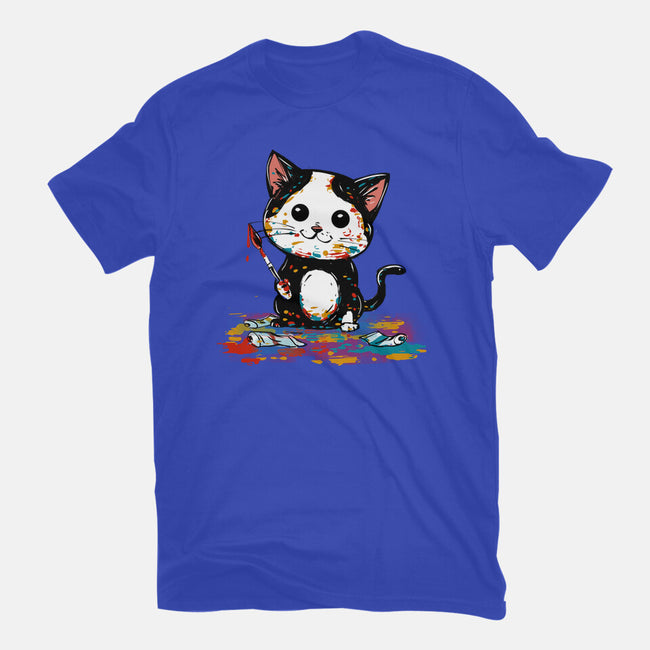 Artistic Cat-Mens-Basic-Tee-kharmazero