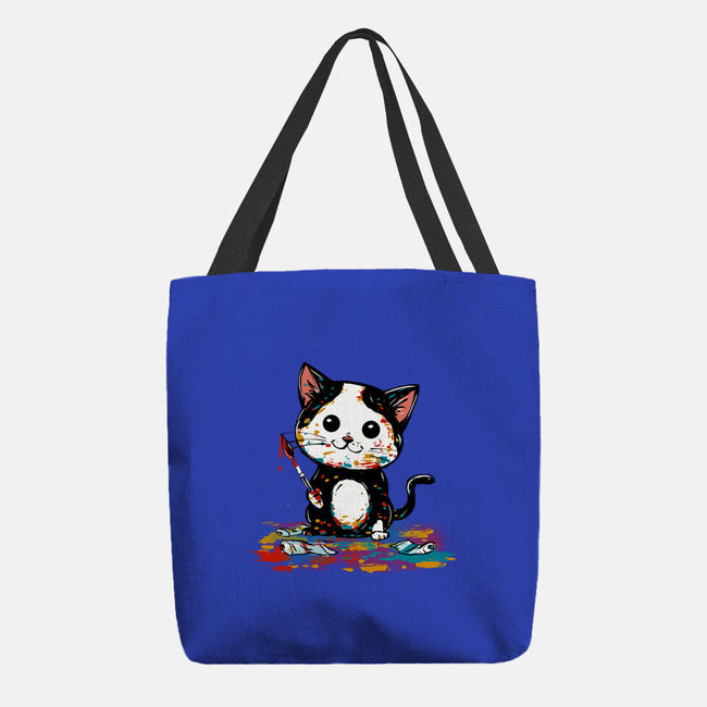 Artistic Cat-None-Basic Tote-Bag-kharmazero