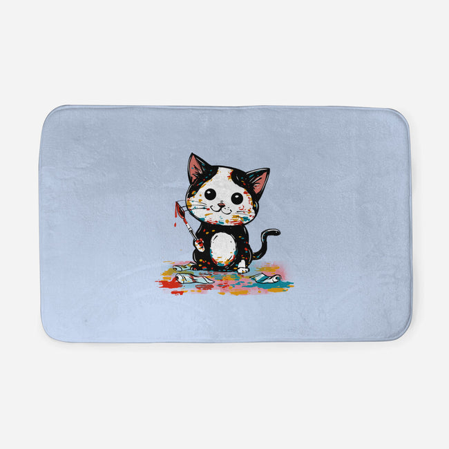 Artistic Cat-None-Memory Foam-Bath Mat-kharmazero