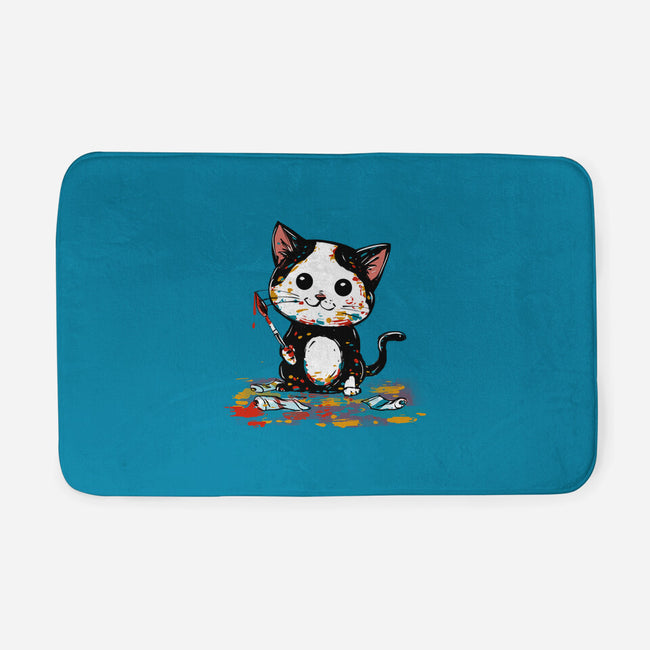 Artistic Cat-None-Memory Foam-Bath Mat-kharmazero