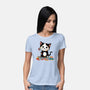 Artistic Cat-Womens-Basic-Tee-kharmazero