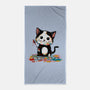 Artistic Cat-None-Beach-Towel-kharmazero