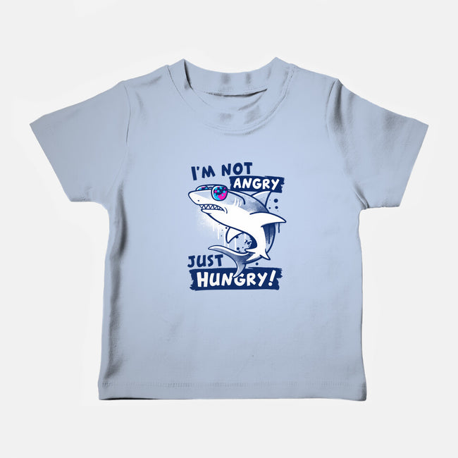 Just Hungry Shark-Baby-Basic-Tee-NemiMakeit