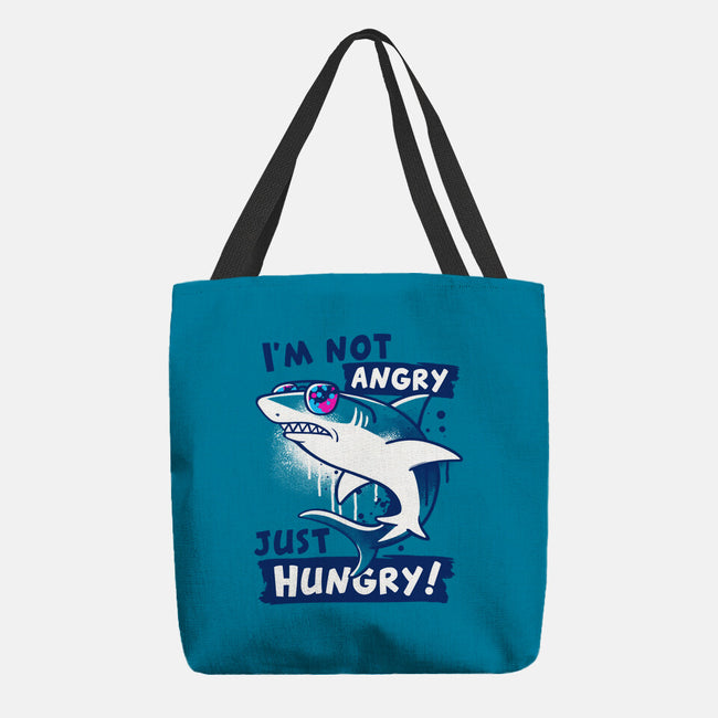 Just Hungry Shark-None-Basic Tote-Bag-NemiMakeit