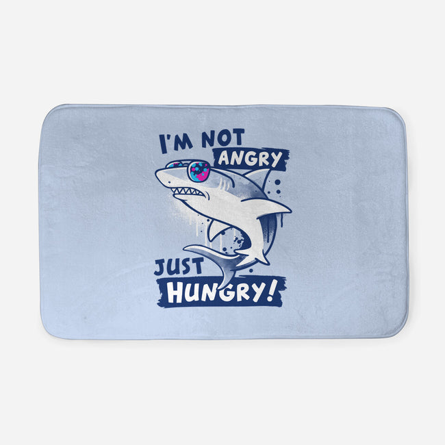 Just Hungry Shark-None-Memory Foam-Bath Mat-NemiMakeit