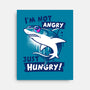 Just Hungry Shark-None-Stretched-Canvas-NemiMakeit