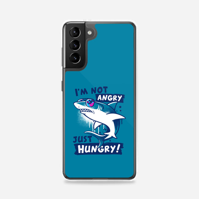 Just Hungry Shark-Samsung-Snap-Phone Case-NemiMakeit