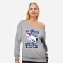 Just Hungry Shark-Womens-Off Shoulder-Sweatshirt-NemiMakeit