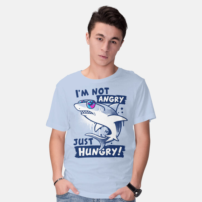 Just Hungry Shark-Mens-Basic-Tee-NemiMakeit