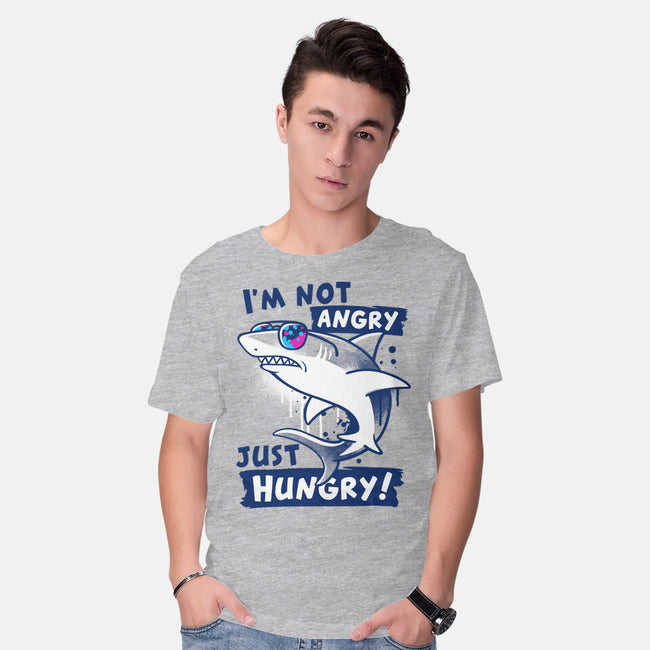 Just Hungry Shark-Mens-Basic-Tee-NemiMakeit