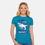 Just Hungry Shark-Womens-Fitted-Tee-NemiMakeit