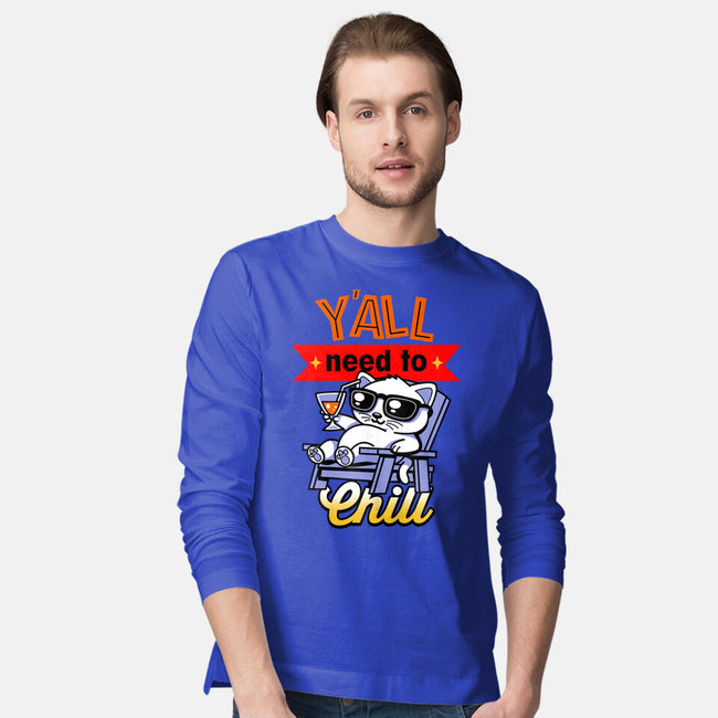 Y'all Need To Chill-Mens-Long Sleeved-Tee-Boggs Nicolas