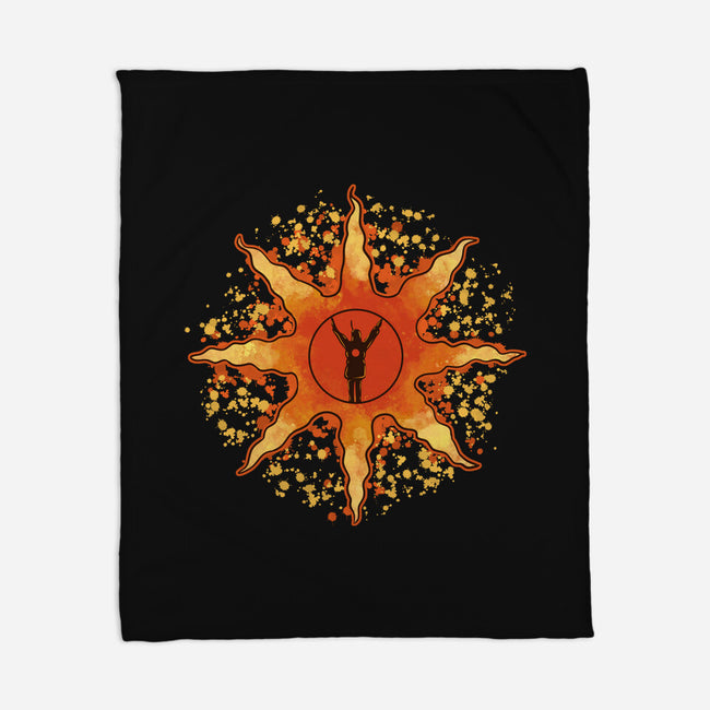 Knight Of Sun-None-Fleece-Blanket-nickzzarto