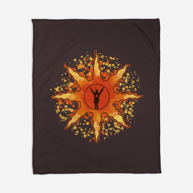 Knight Of Sun-None-Fleece-Blanket-nickzzarto