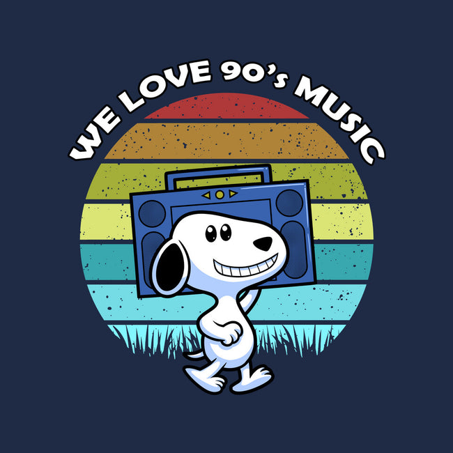 We Love 90s Music-Unisex-Basic-Tee-Astrobot Invention