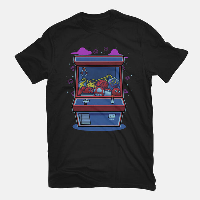 Retro Games Claw Machine-Mens-Premium-Tee-Astrobot Invention