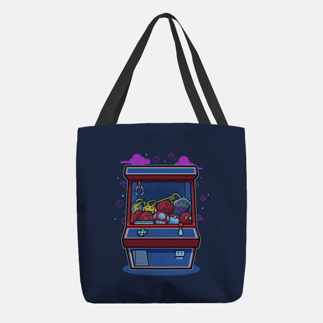 Retro Games Claw Machine-None-Basic Tote-Bag-Astrobot Invention