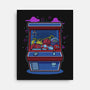 Retro Games Claw Machine-None-Stretched-Canvas-Astrobot Invention