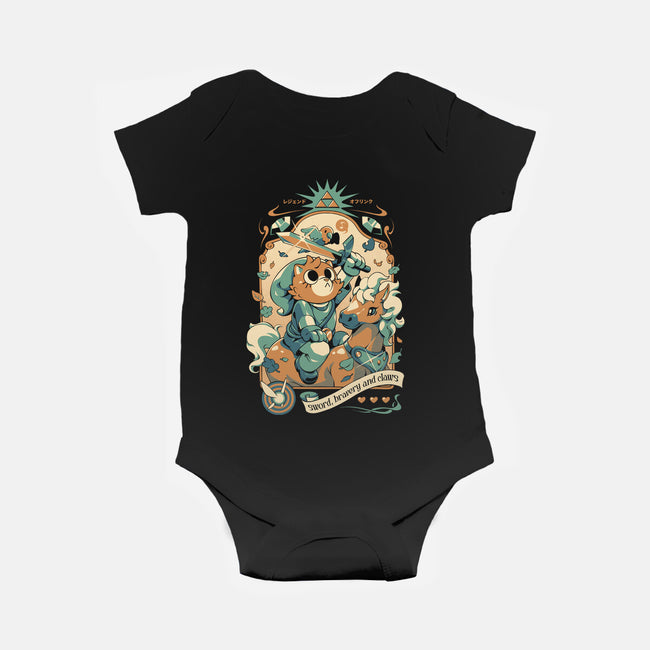 Neko's Awakening-Baby-Basic-Onesie-ilustrata