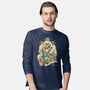 Neko's Awakening-Mens-Long Sleeved-Tee-ilustrata