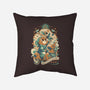 Neko's Awakening-None-Removable Cover-Throw Pillow-ilustrata