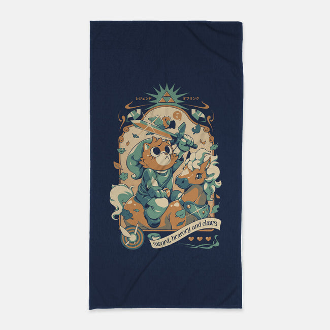 Neko's Awakening-None-Beach-Towel-ilustrata