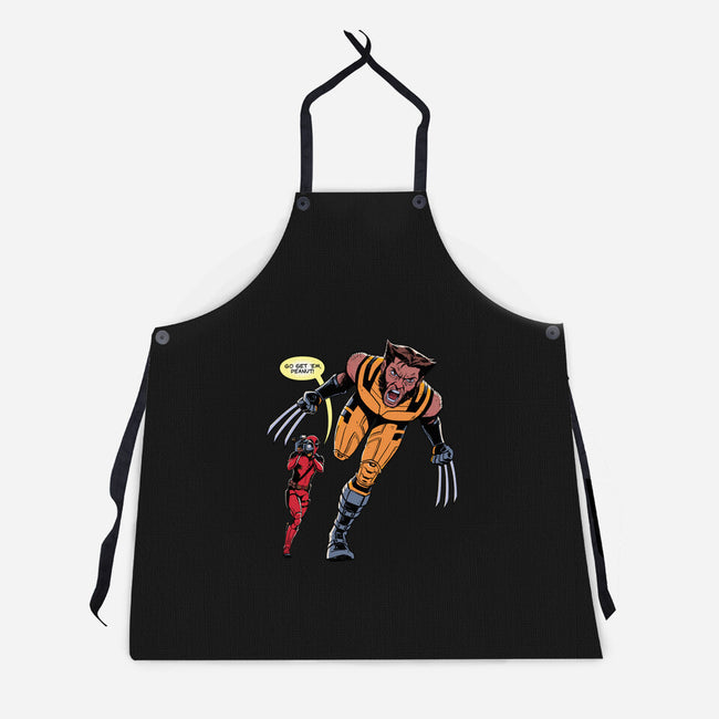 Go Get Em Peanut-Unisex-Kitchen-Apron-jmcg