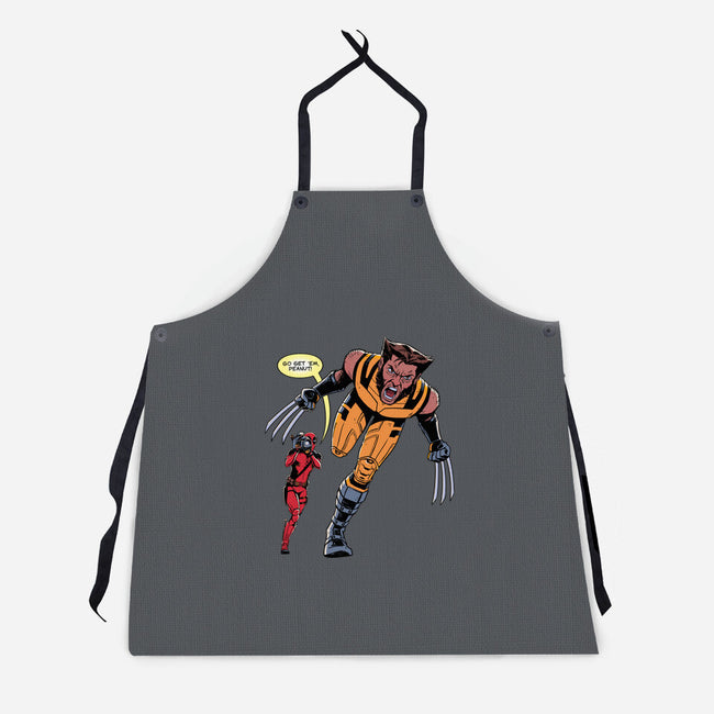 Go Get Em Peanut-Unisex-Kitchen-Apron-jmcg