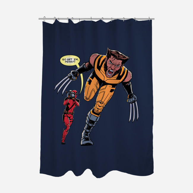 Go Get Em Peanut-None-Polyester-Shower Curtain-jmcg