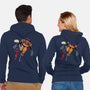 Go Get Em Peanut-Unisex-Zip-Up-Sweatshirt-jmcg