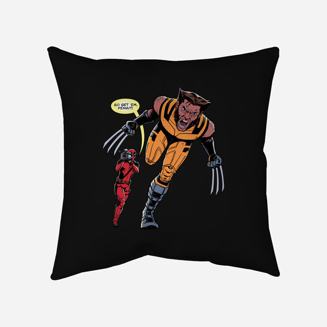 Go Get Em Peanut-None-Removable Cover-Throw Pillow-jmcg