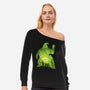 Evil Boogeyman-Womens-Off Shoulder-Sweatshirt-dalethesk8er