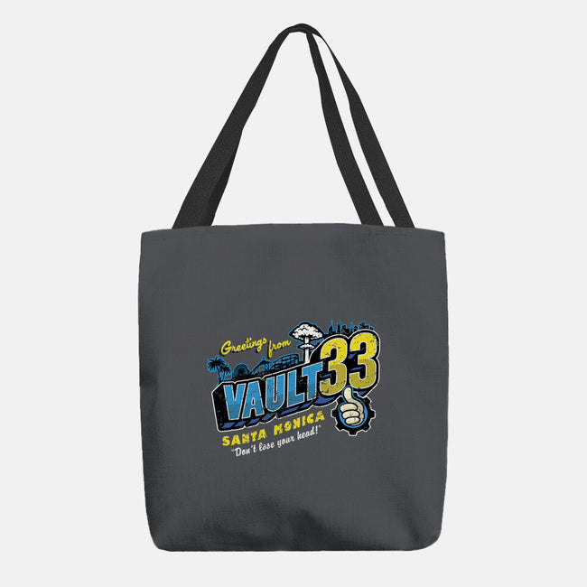 Greetings From Vault 33-None-Basic Tote-Bag-Olipop