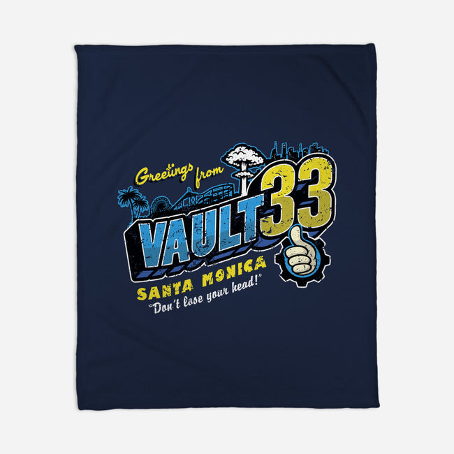 Greetings From Vault 33-None-Fleece-Blanket-Olipop