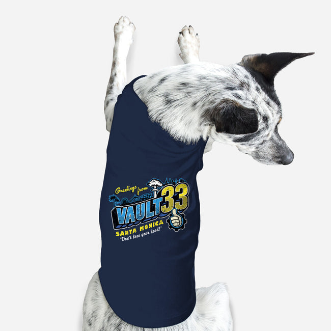 Greetings From Vault 33-Dog-Basic-Pet Tank-Olipop