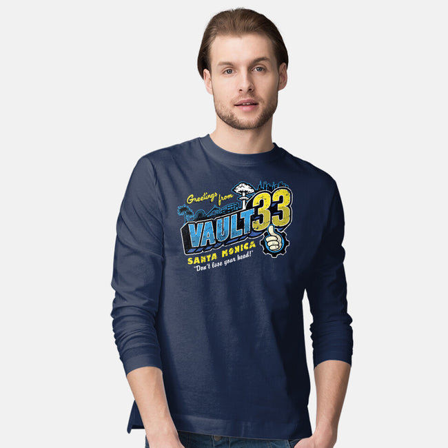 Greetings From Vault 33-Mens-Long Sleeved-Tee-Olipop