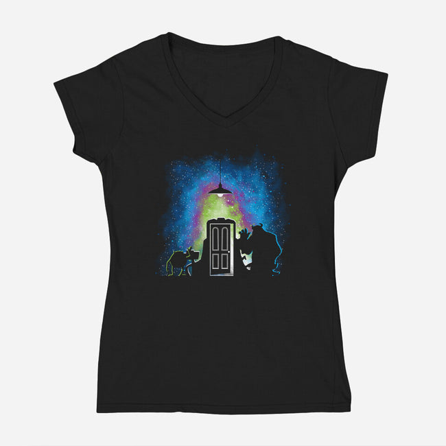 In Your Dreams-Womens-V-Neck-Tee-dalethesk8er