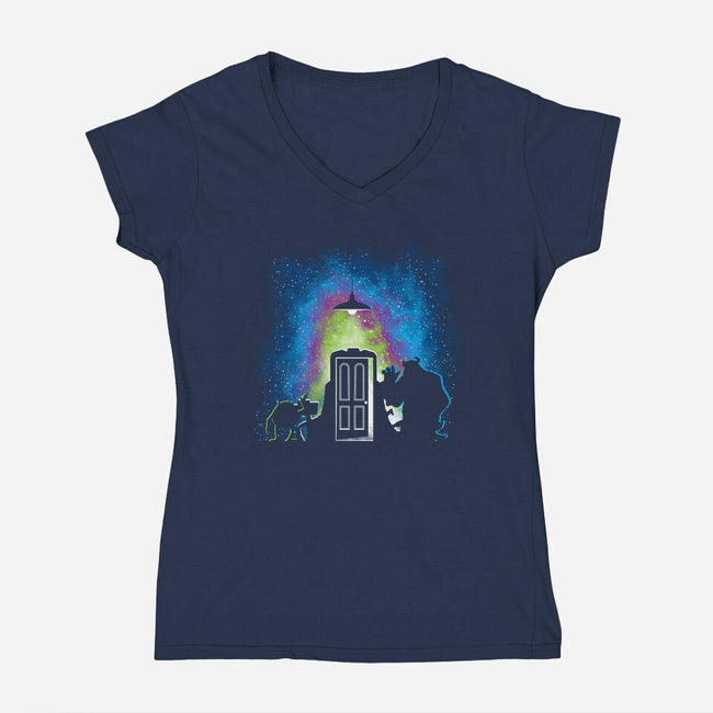 In Your Dreams-Womens-V-Neck-Tee-dalethesk8er