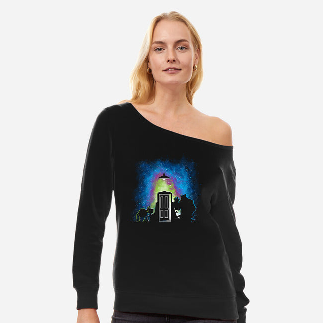 In Your Dreams-Womens-Off Shoulder-Sweatshirt-dalethesk8er