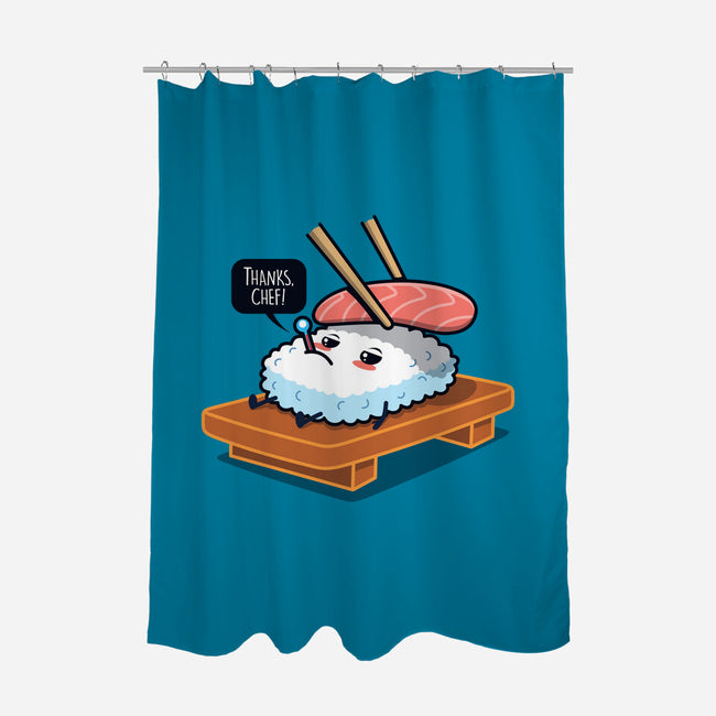 Sick Sushi-None-Polyester-Shower Curtain-Boggs Nicolas