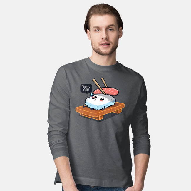 Sick Sushi-Mens-Long Sleeved-Tee-Boggs Nicolas